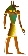 Anubis: The Jackal. He watched over the dead